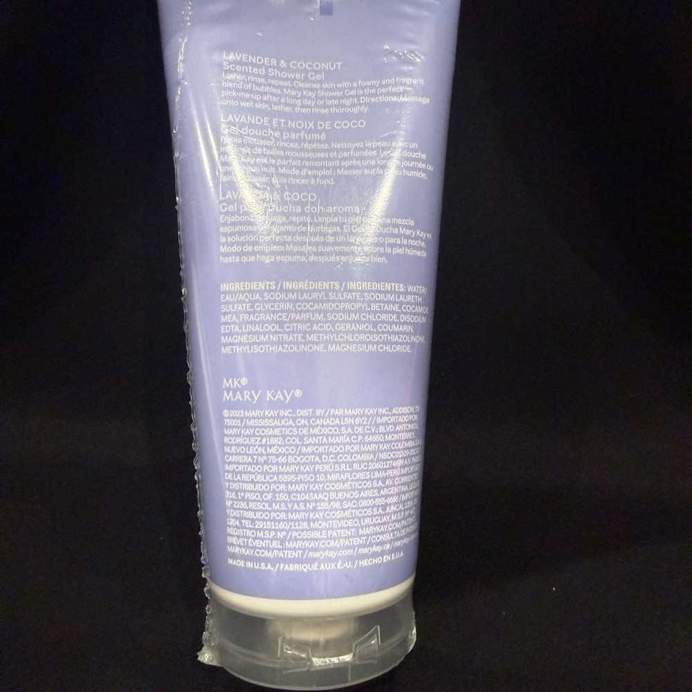 Mary Kay Lavender & Coconut Body Care Set Scented Body Lotion and Shower Gel - Picture 5 of 5